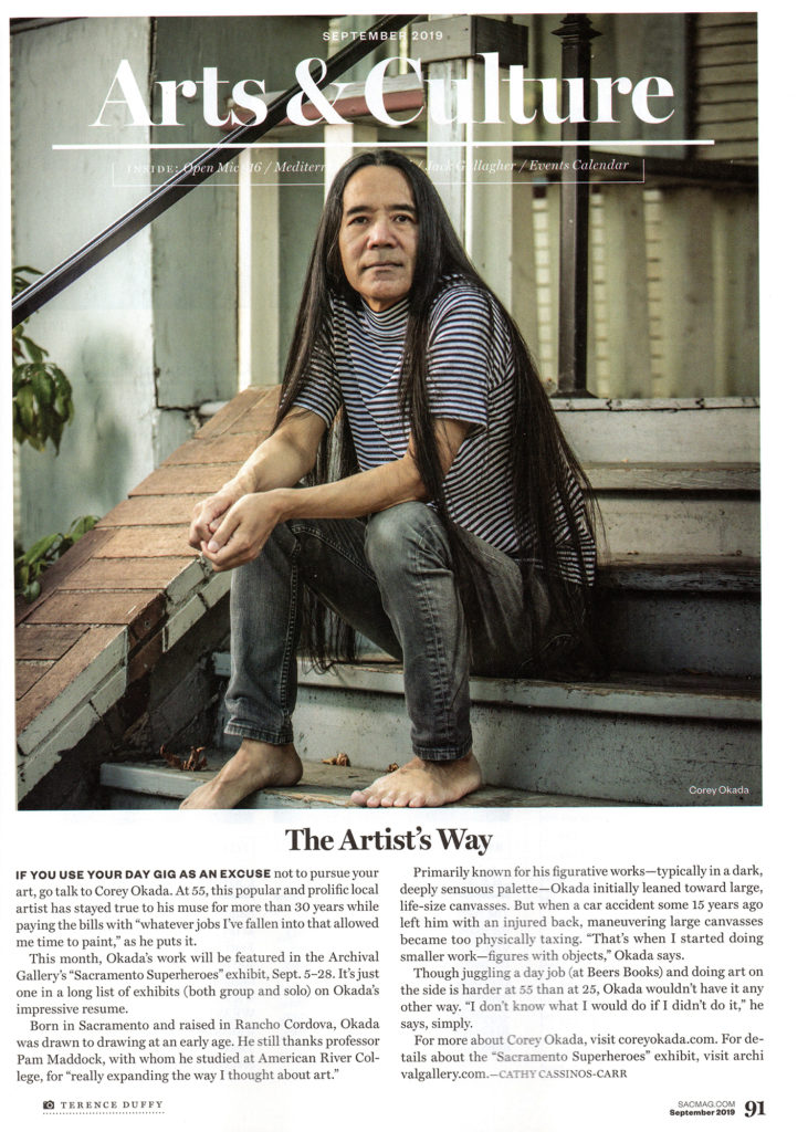 Corey Okada article in Sac Mag