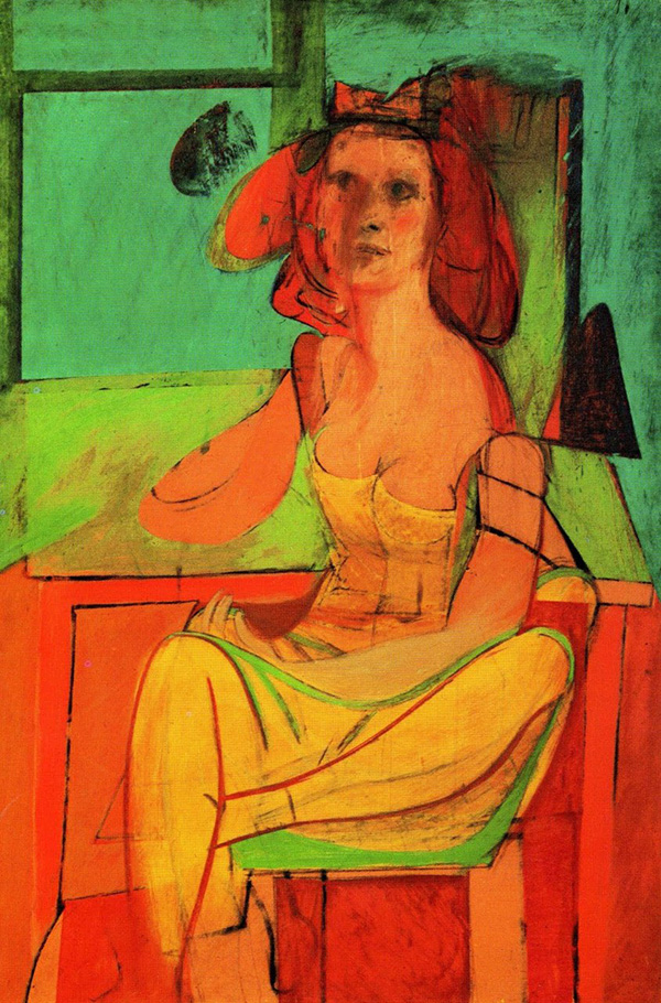 Willem de Kooning: Seated Woman (c. 1940).