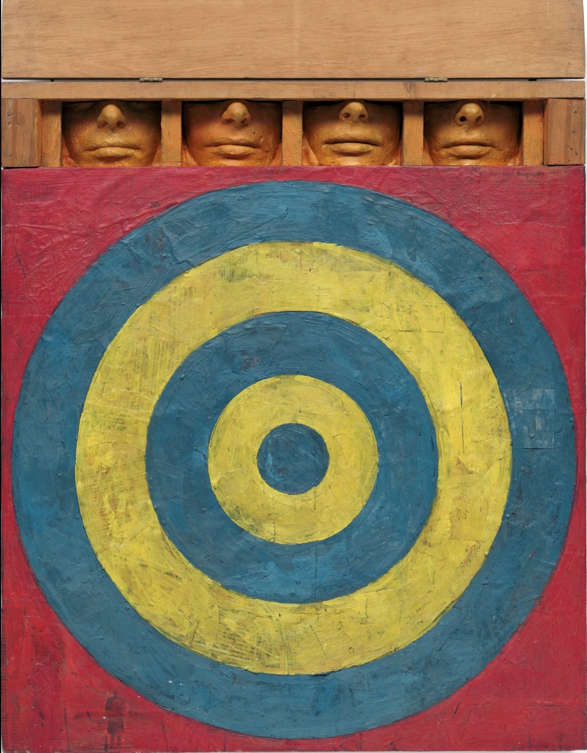 Jasper Johns: Target with Four Faces (1955).