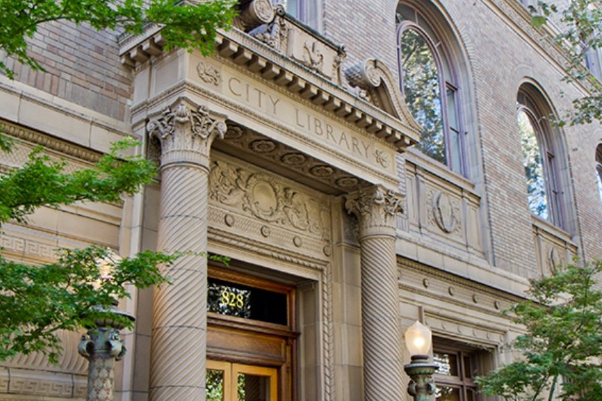 Sacramento Central Library; Downtown Sacramento, CA.