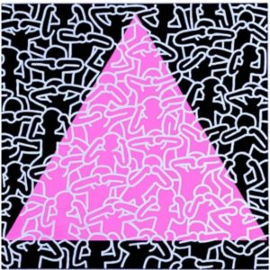 Keith Haring: Silence = Death (1989)