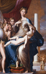Parmigianino: The Madonna with the Long Neck (1534-40).