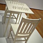 Yoko Ono: White Chess Set (1966).