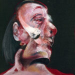 Francis Bacon: Three Studies of Muriel Belcher [Left panel] (1966).