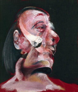 Francis Bacon: Three Studies of Muriel Belcher [Left panel] (1966).