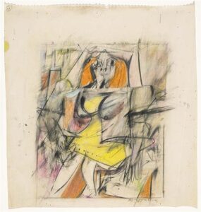 Willem de Kooning: Study for 'Woman I' (1952).