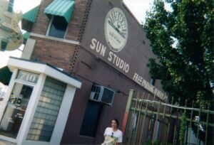 Corey Okada at the Legendary Sun Studio; Memphis, TN (2004).