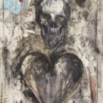 Jim Dine: Skull and Heart (1984).