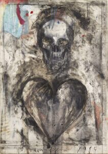 Jim Dine: Skull and Heart (1984).