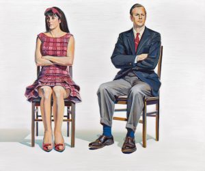 Wayne Thiebaud: Two Seated Figures (1965).